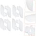 INOOMP Curly Gel Separator Thumb Protector - 4 Pairs | Bunion Spreaders & Stretchers | Silicone Spacer Dilator - White 7x3.5cm - Buy Online on GoSupps.com