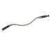 CALEVO - curved browband Crystal-Flower black-grey diamond Pony