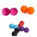Tovinanna Olabe Yoga roll Massage ball massage balls peanut ball muscle roller hip-bone scooter professional tools relaxation ball peanut ball peanut ball scroll wheel sarcolem massage globe medium rosy