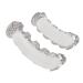 Buy Gold Teeth Grills - Hip Hop Prop Accessories for Rapper Costumes & Cosplay | Silver Suit - Buy Online on GoSupps.com