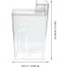 Cabilock 3pcs laundry storage box Travel Holder laundry storage canister laundry bottle dispenser lotion bottle glass containers Sub Bottle Organizer the pet food 23.5X12.5CMx3pcs Transparentx3pcs - Buy Online on GoSupps.com