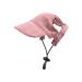 Predolo pet sports hat fashionable dog solar hat with ear holes sun protection hats dogs peaked cap dog baseball cap for small dogs pink XS