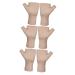 Healeved 3 Pairs Gloves womens wristlet wrist pain support Wrist Hand Brace Wrist rest womens glove wristlet for women Wrist Bands compression wrist brace thumb sleeve Miss Fingerless