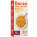 Banza Plant-Based Mac & Cheese Shells, Vegan Cheddar, Made with Chickpea Pasta, 14g Protein, Gluten Free & Non-GMO, 5.5 Oz (Pack of 6) Shells & Vegan Cheddar Cheese