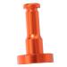 PRETYZOOM Coat Hook Towel Hanger Wall Mounted Hooks Hanging Hangers Sticky Hook Wall-Mounted medium Orange