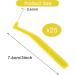 Prasacco 25-Piece Interdental Brushes | L-Shaped 0.6 mm Portable Oral Care Brushes | Non-Slip Handle for Effective Tooth Cleaning (Yellow) - Buy Online on GoSupps.com