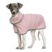 Petsmiler Dogenkademenel - Superable bathrobe dog with Velcro Dog Bradge for Large Dogs quickly dry dog bathrobe after swimming swimming or walking in the rain (pink m) m pink pink