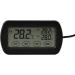 Thermometer Hygrometer Monitor Gauge Automatic Alarm Egg Incubator Max Min Temperature Humidity LCD Display Digital Reptile Amphibian Tank Thermometer Hygrometer with Remote Probes - Buy Online on GoSupps.com