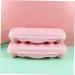 Healeved 2pcs Refrigerator Food Tray Fridge Drawer Tray Container Kitchen Egg Tray Storage Box Egg Plate Grid Pink 30X11CM - Buy Online on GoSupps.com