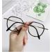 Blue Light Blocking Reading Glasses for Men & Women - Cute Polygon Flat Mirror Eyewear +250 | Anti-UV Computer Readers - Buy Online on GoSupps.com