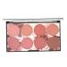Miss Rose Blush Palette Makeup Blush Cream Palette Face Powder Blusher with 8 Blush 42g Blush Palette Powder Blusher Makeup Palette