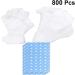 Milist Footlick Paraffin Liner Gloves & Foot Covers - 100 Disposable Waterproof Salon Accessories 300 Foot Covers & 400 Stickers for Spa Treatments - Buy Online on GoSupps.com