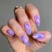 TQUXNGA 24x/Box Almond False Nail Full Cover Stick on Nail Almond Nail Tips Purple False Nail Press On Nail Artificial Nail - Buy Online on GoSupps.com
