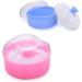 2PCS Baby Infant Children Plastic Face Body Powder Puff Vilas Sponge Case Holder Box Cosmetic Make-up Talc Powder Container(Random Color) - Buy Online on GoSupps.com