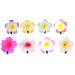 24 Pieces 2. 4Hawaii Hawaiian Plumeria Clips Bridal Wedding Party Beach Hair Clips
