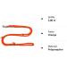 Buy Double Dog Leash for Medium Dogs - 2.80m Training Leash in Orange | 39+ Colors Available | Stable & Durable Design - Buy Online on GoSupps.com