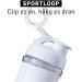 BlenderBottle SportMixer Tritan 590ml - BPA Free Protein Shaker & Water Bottle for Fitness Shakes - Fashion White - Buy Online on GoSupps.com