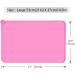 Toplory Waterproof Non-Slip Silicone Bowl Pad for Dogs & Cats | 53x37cm Pink Feeding Mat - Durable & Easy to Clean - Buy Online on GoSupps.com