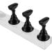 MUKLEI 3 Sets Acrylic Nail Display Stands | Magnetic Nail Practice Stand with 15 Nail Tip Holders | Black Nail Stand for Press on Fingernail Art - Fake Nail Manicure Tool - Buy Online on GoSupps.com