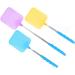 Adjustable Fly Swatter Telescopic Fly swatter Stainless Iron Metal Steel Fly mosquiito swatter Square Head Long Handle mosquiito kiiller and Fly swatter - Buy Online on GoSupps.com