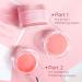 Lip Sleeping Mask & Scrub Exfoliator - Overnight Treatment for Dry, Cracked Lips - Moisturizing Lip Repair Balm - Strawberry Pink - Buy Online on GoSupps.com