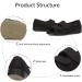 Women's Wide Width Diabetic Sandals with Adjustable Closure for Swollen Feet - Black, Size 9 - Buy Online on GoSupps.com