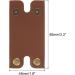 PATIKIL Leather Razor Head Protective Case - 3 Pack Double Edge Razor Sheath for Travel - Brown Shaving Tip Cover - Buy Online on GoSupps.com