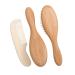 Healeved Hair Brush for Kids Newborn Bath Set Tool Set for Toddlers 3pcs Wooden Toddlers Comb Baby Bath Time Brush Shampoo Massager Brush Baby Hair Comb Baby Shower Brush Baby Bathing Tools
