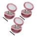 3pcs Lip Balm Containers Empty Eyeshadow Compact Lipstick Box 7*7cm Pink