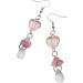 Shop Feylie Dangle Earrings - Clear Glaze Flower Heart Water Drops Jewelry for Women & Girls - Buy Online on GoSupps.com