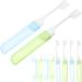 Minkissy 30-Pc Portable Travel Toothbrush Set - Soft Bristle Folding Toothbrush for Adults - Comfortable & Convenient Daily Cleaning - Buy Online on GoSupps.com
