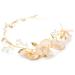 Wedding Bridal Headband Pearl Hair Vine Wedding Headpiece