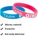 NERTOEE Gender Reveal Bracelets - Team Boy & Team Girl Bracelets (40 Pieces) | Perfect for Gender Reveal Parties - Durable Silica Gel - Buy Online on GoSupps.com