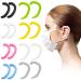JPYH 8 pairs silicone ear clip ear in anti-slip silicone-ear protector reusable silicone belonging colorful hearing protection