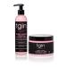 tgin Rose Water Curl Cream 12 oz + Styling Lotion 8 oz Duo - Natural Hair - Low porosity hair - curly wavy kinky set of 2