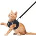Femax Adjustable No-Pull Dog Harness & Leash for Small to Medium Dogs & Cats - Soft Mesh Vest with Reflective Features Fits Chihuahua & More (Chest 41-46cm) - Black - Buy Online on GoSupps.com