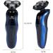 Electric Shaver for Men Rechargeable Wet/Dry Waterproof Cordless Portable Ideal Gift Beard Shaver Head shaver 4D Rotary 4-in-1 Face Nose Hair Trimmer - Buy Online on GoSupps.com