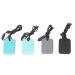 4 pieces of sensory chewing necklace food-safe silicone reduces anxiety safe soft sensory chewing chain trailer for children
