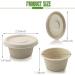 60 Sets 2oz Natural Bagasse Fiber Condiment Cups with Lids - Compostable & Disposable Sauce Containers for Snacks - Eco-Friendly Sample Cups - Buy Online on GoSupps.com