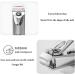 Portable Carbon Steel Nail Clippers - Plated Arc Misalignment Jaws Anti-Shift Design Multi-Scene Application Practical Tools - Buy Online on GoSupps.com