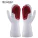 Dishwashing Products Household Waterproof Silicone Anti-hot Gloves Women's Kitchen Cleaning Bowl Laundry Durable Purple - Buy Online on GoSupps.com
