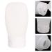 FRCOLOR 4Pcs Silicone Travel Shampoo Bottles Set Portable Refillable Lotion & Shampoo Bottles 30ml for Travel - Easy Squeezy White Containers - Buy Online on GoSupps.com
