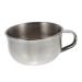 Magiclulu 1 STK Razor-soap shell Salon tool Rust-free Tools for men shaving foam Long-lived shaving vessels made of stainless steel bubble bowl for men bubble container shaver shaving man