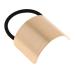 Fenteer Hair Accessories Ponytail Holder Made of Hair Tie Ponytail Holder Hair Band Elastic Rope Band Gold