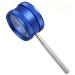 Meichoon hand magnifying glass with metal handle 35 times enlargement for older children jeweler craft hobbies antique jewelry rating (50 mm) blue UC28