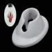 1PC Soft Rubber Nail Polish Holder | Anti-Spill Nail Art Tool for Salon & Home Use - White - Buy Online on GoSupps.com