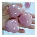Gift for Family Rose Quartz Heart Natural Stones Minerals Crystals Gems Reiki for Home Decoration Lucky Stone Raw Stones and Minerals dingchi Stone Mineral Specimen