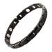 Magnetic Bracelet for Women Joints 3500 Gauss Strong Magnetic Bracelet Ladies Health Gift for Mother's Day (Black)