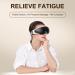 5-Mode Eye Massager for Migraine Relief - Foldable Heat Therapy Eye Mask with Voice Broadcast Kneading & Vibration Functions - International Shipping - Buy Online on GoSupps.com