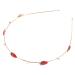 Baluue Strawberry Headband Carrot Hair Hoops Headdress Strawberry Hair Band Strawberry Hair Clip Fancy Headpiece Headbands Lace Cute Hairbands Pearl Hair Tie Seashell Fruit Alloy (iron)